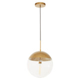 Golden Glass Pendant Light