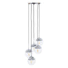 Modern Chrome Pendant Light Set