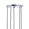 Modern Chrome Pendant Light Set
