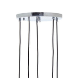 Modern Chrome Pendant Light Set