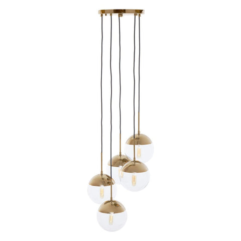 Luxe Gold Pendant Light Set