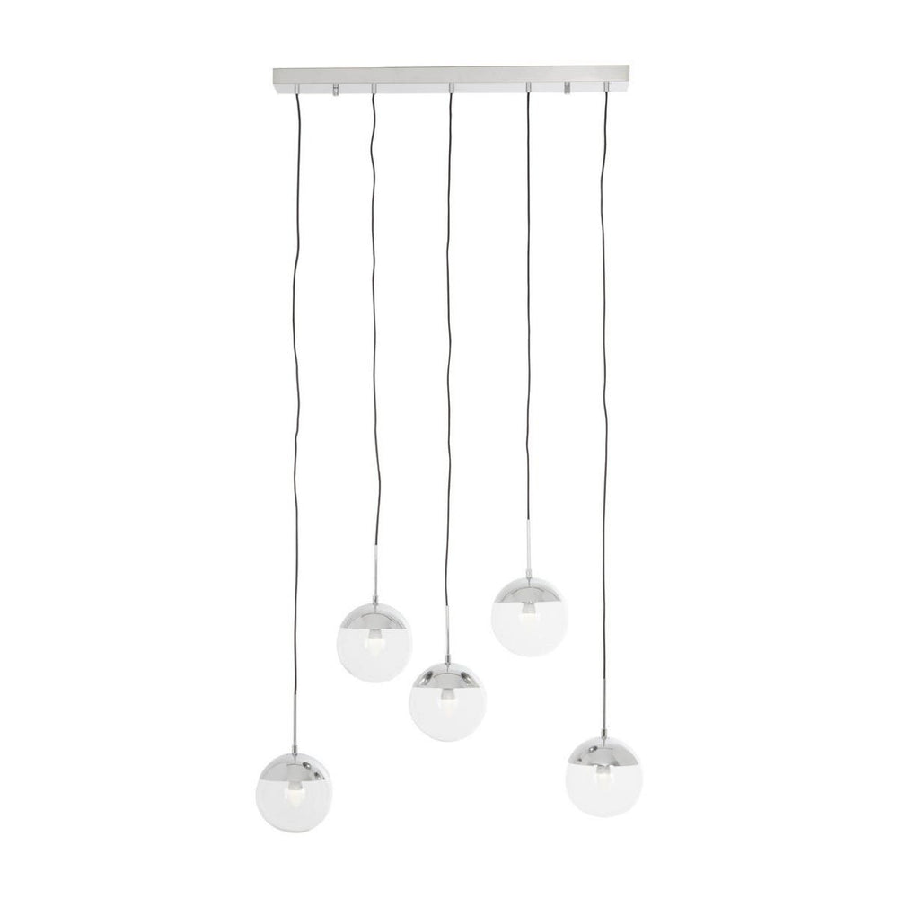 Chrome Glass Pendant Lighting