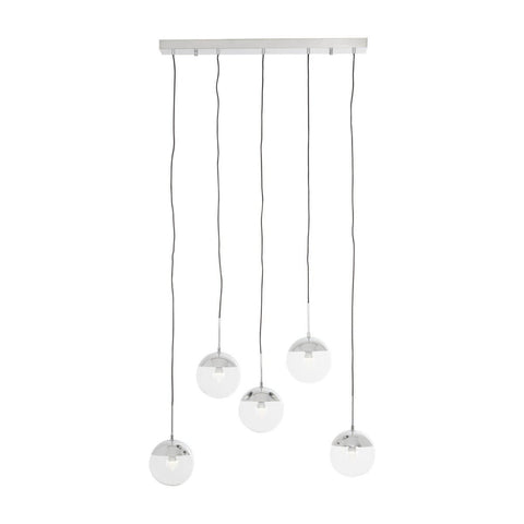 Chrome Glass Pendant Lighting