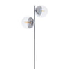 Modern Chrome Glass Floor Lamp