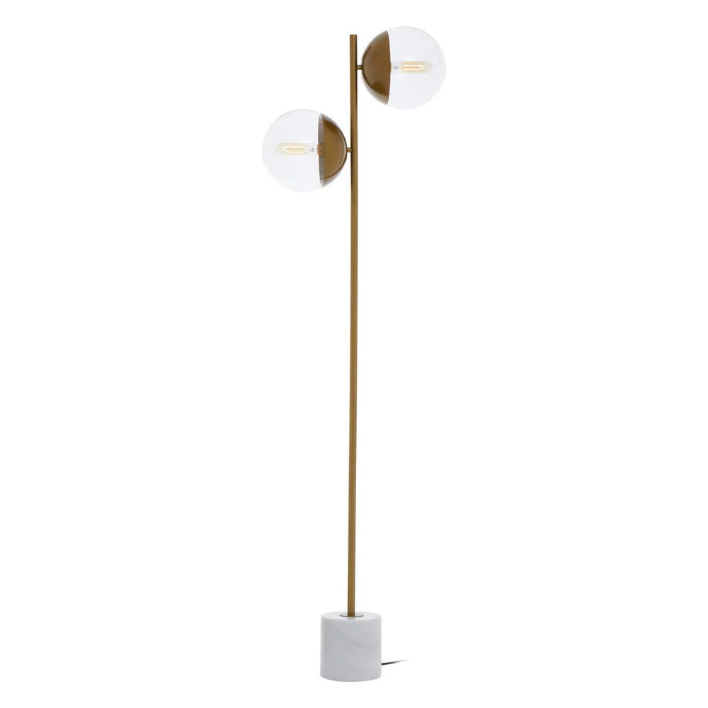Modern Gold Globe Floor Lamp