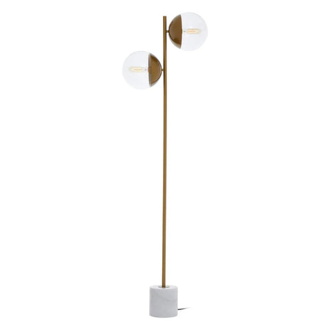 Modern Gold Globe Floor Lamp