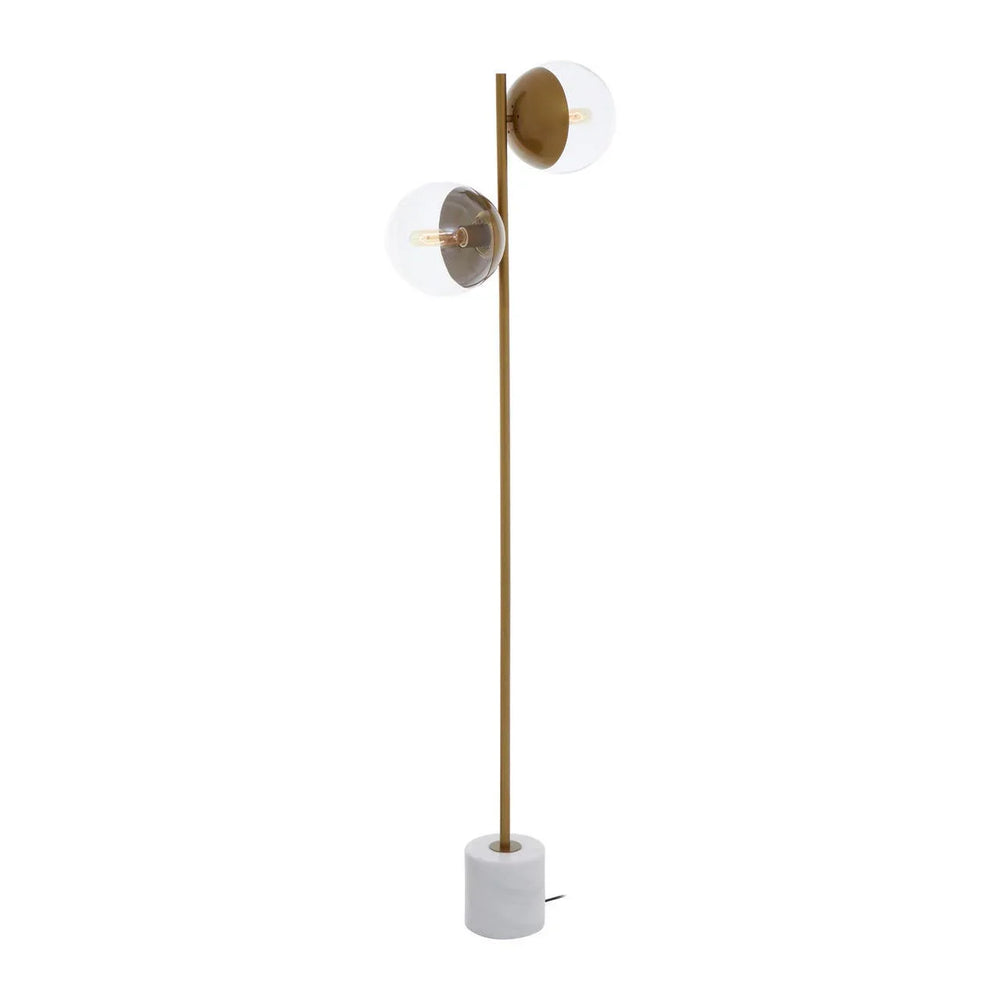 Modern Gold Globe Floor Lamp
