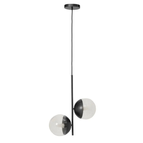 Modern Black Glass Pendant Light