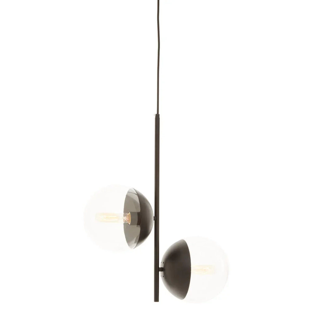 Modern Black Glass Pendant Light