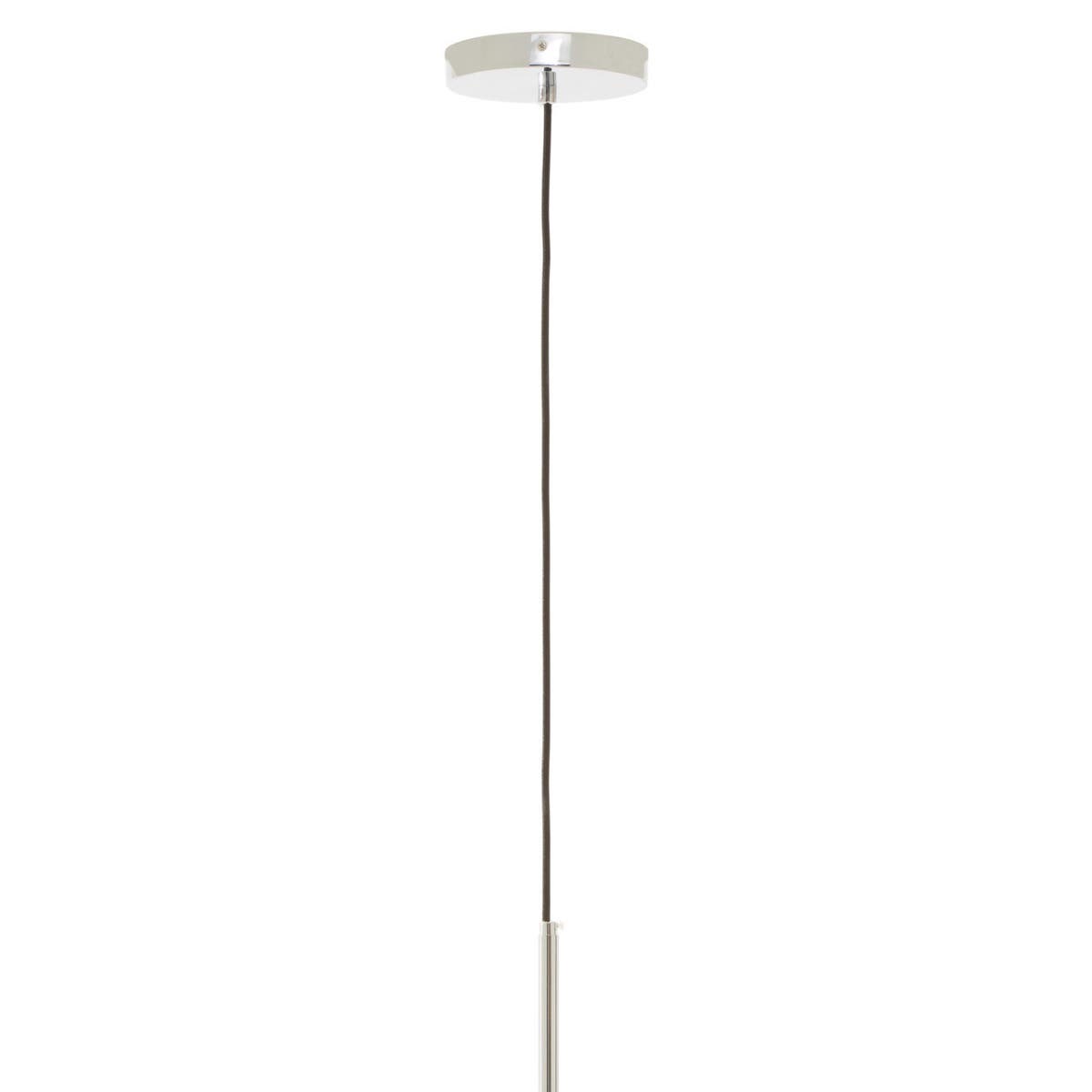 Modern Chrome Glass Pendant Light