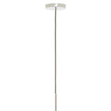 Modern Chrome Glass Pendant Light