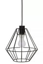 Wyra Black Cage Pendant Light