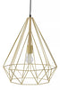 Luxe Gold Conical Pendant Light