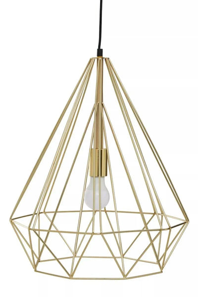 Luxe Gold Conical Pendant Light
