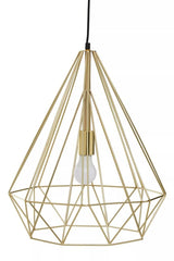 Luxe Gold Conical Pendant Light