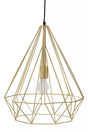 Luxe Gold Conical Pendant Light