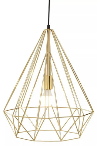 Luxe Gold Conical Pendant Light