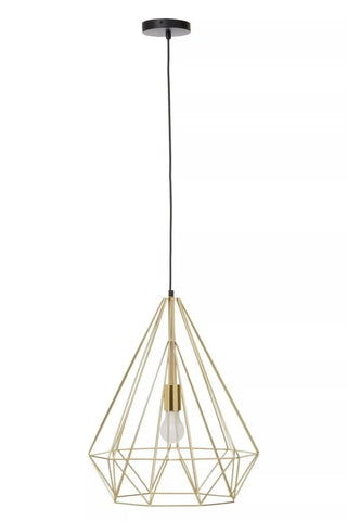Luxe Gold Conical Pendant Light