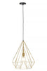 Luxe Gold Conical Pendant Light