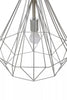 Geometric Chrome Pendant Light