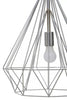 Geometric Chrome Pendant Light