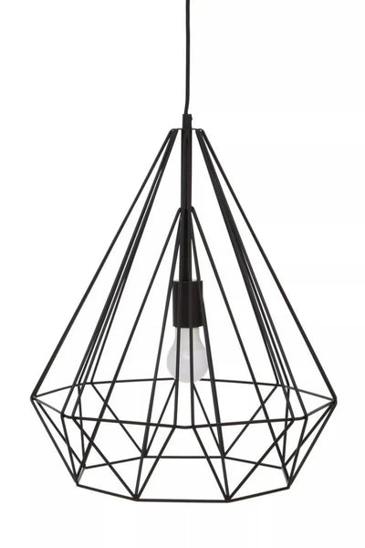 Modern Geometric Iron Pendant Light