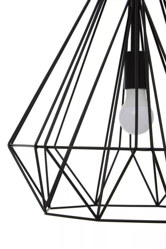 Modern Geometric Iron Pendant Light