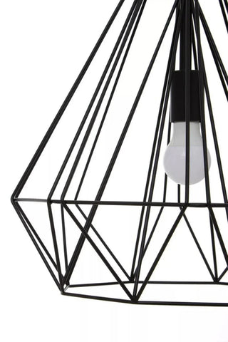 Modern Geometric Iron Pendant Light