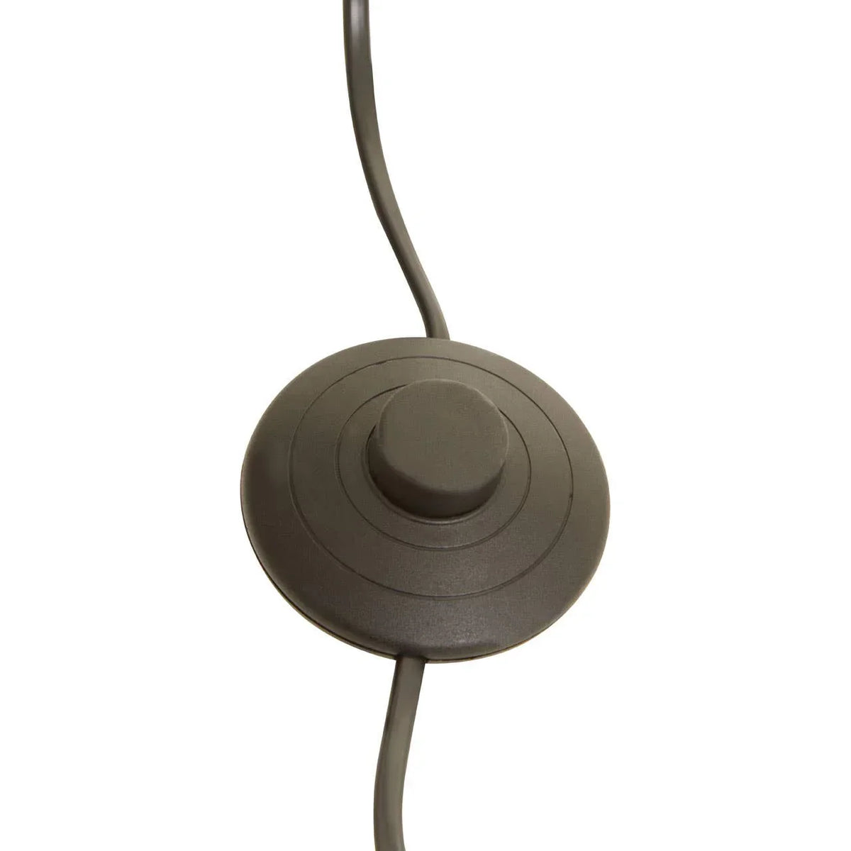 Black round floor lamp foot switch with cable