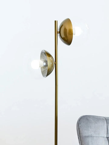 Luxe Gold Metal Floor Lamp