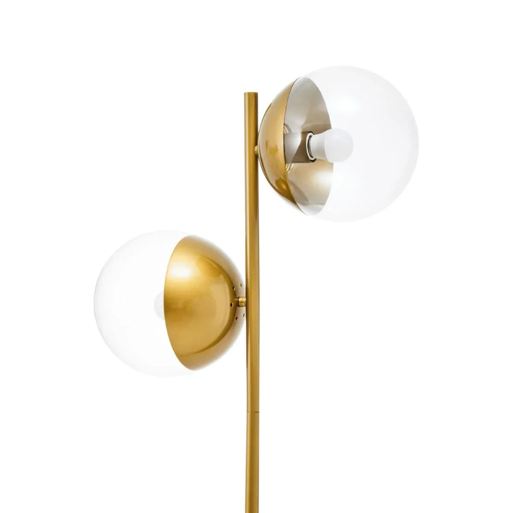 Luxe Gold Metal Floor Lamp