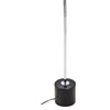 Luxe Silver Metal Globe Lamp