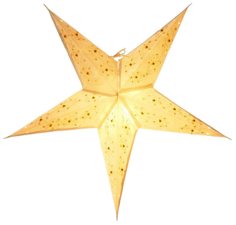 Leela White Star Paper Ceiling Light