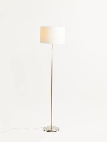 Modern Steel Waffle Shade Lamp