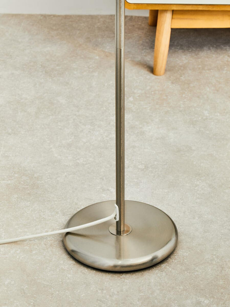 Modern Steel Waffle Shade Lamp