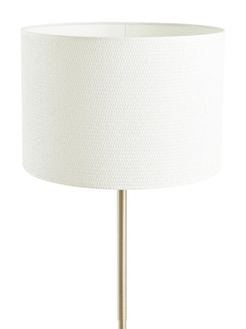 Modern Steel Waffle Shade Lamp