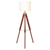 Modern Wood Tripod Floor Lamp