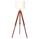 Modern Wood Tripod Floor Lamp
