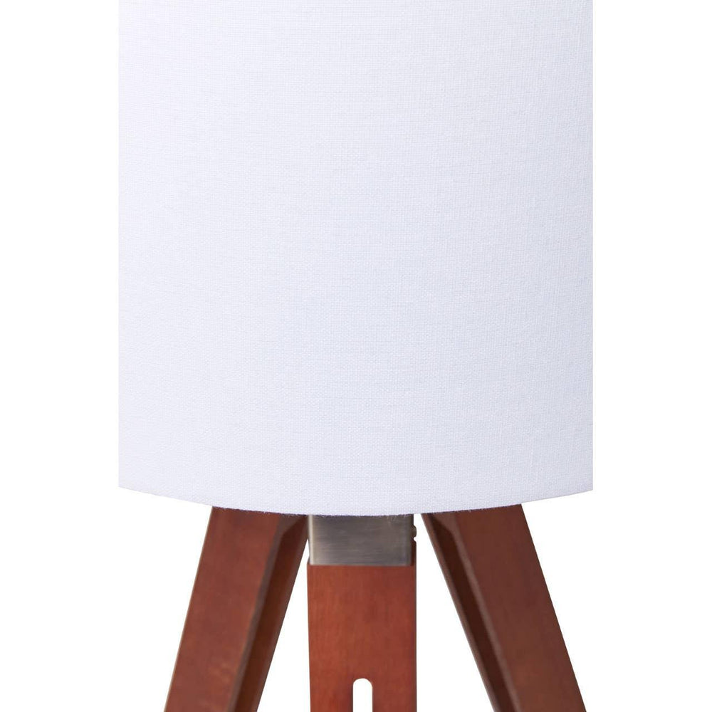 Modern Wood Tripod Floor Lamp