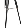Modern Black Wood Tripod Lamp