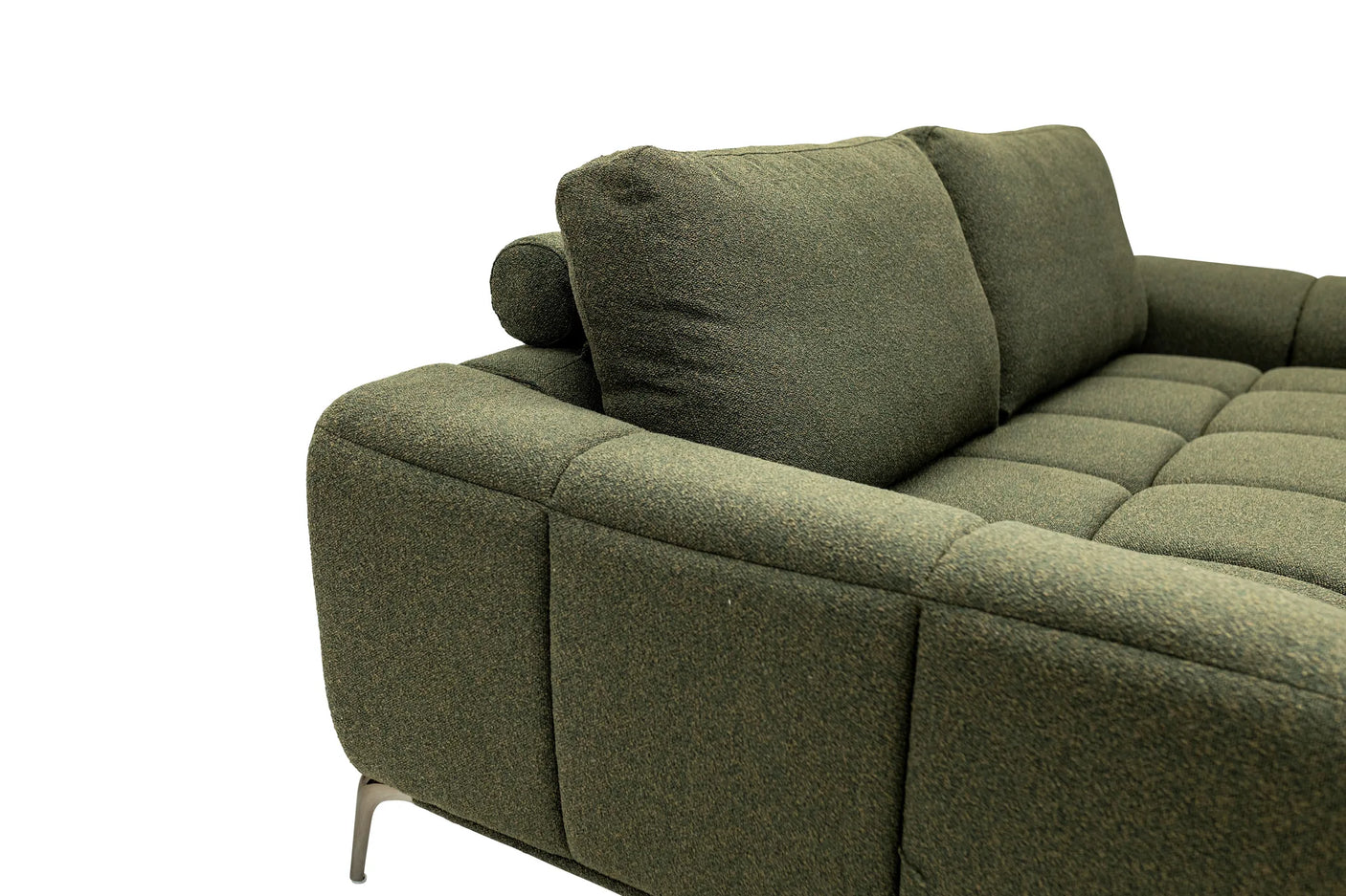 Hallie Fabric 2 Seater - Green