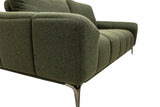 Hallie Fabric 2 Seater - Green