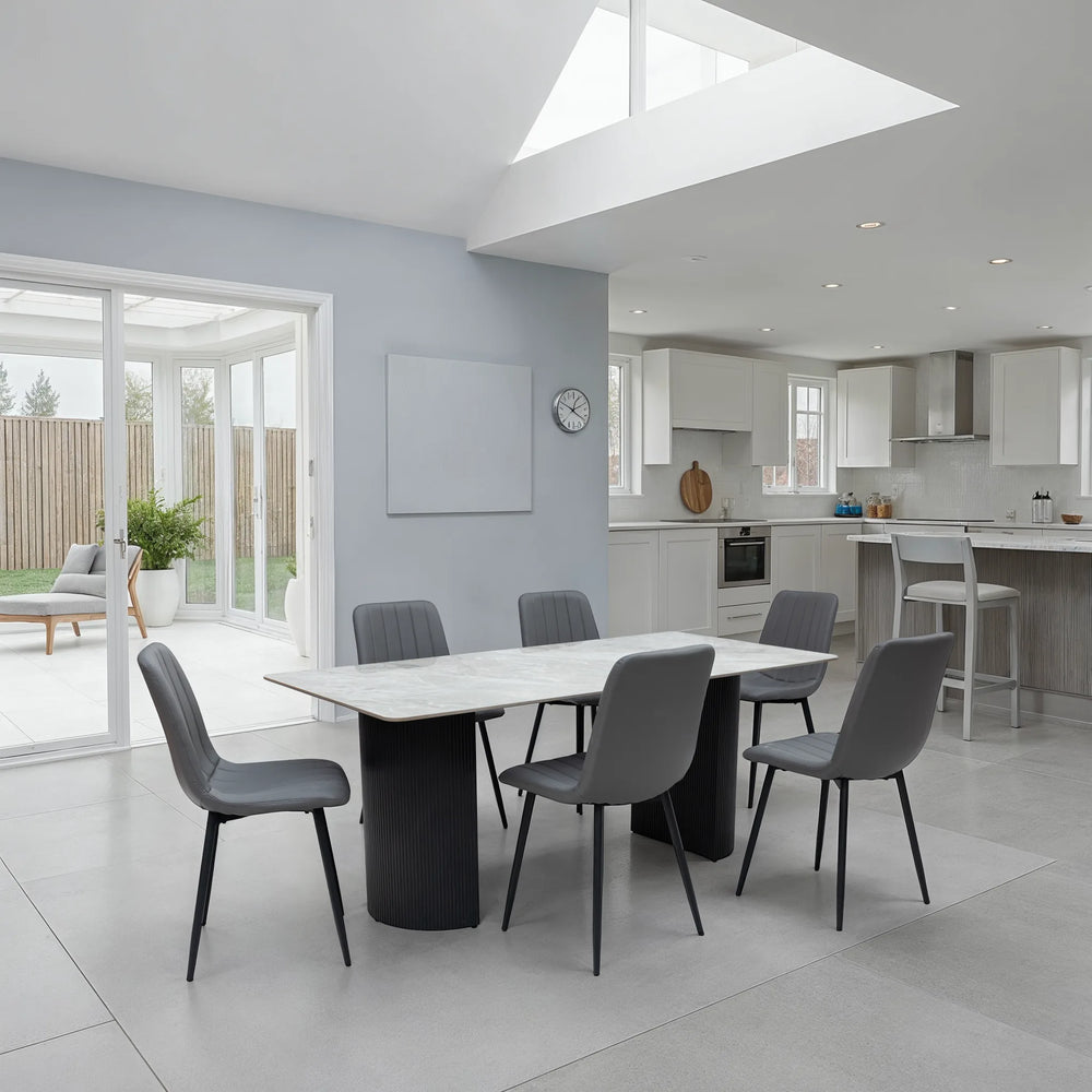 Messina 1.8m Dining Table - Italy Grey