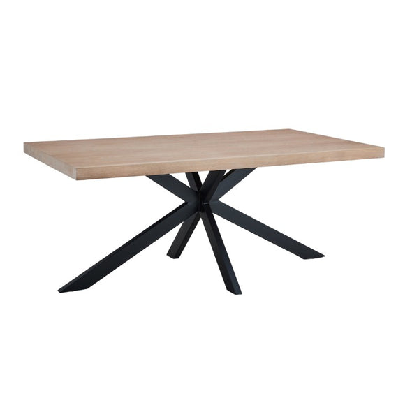 Manor Oak 1.8 Metre Table with 6 Fredrik PU Chairs