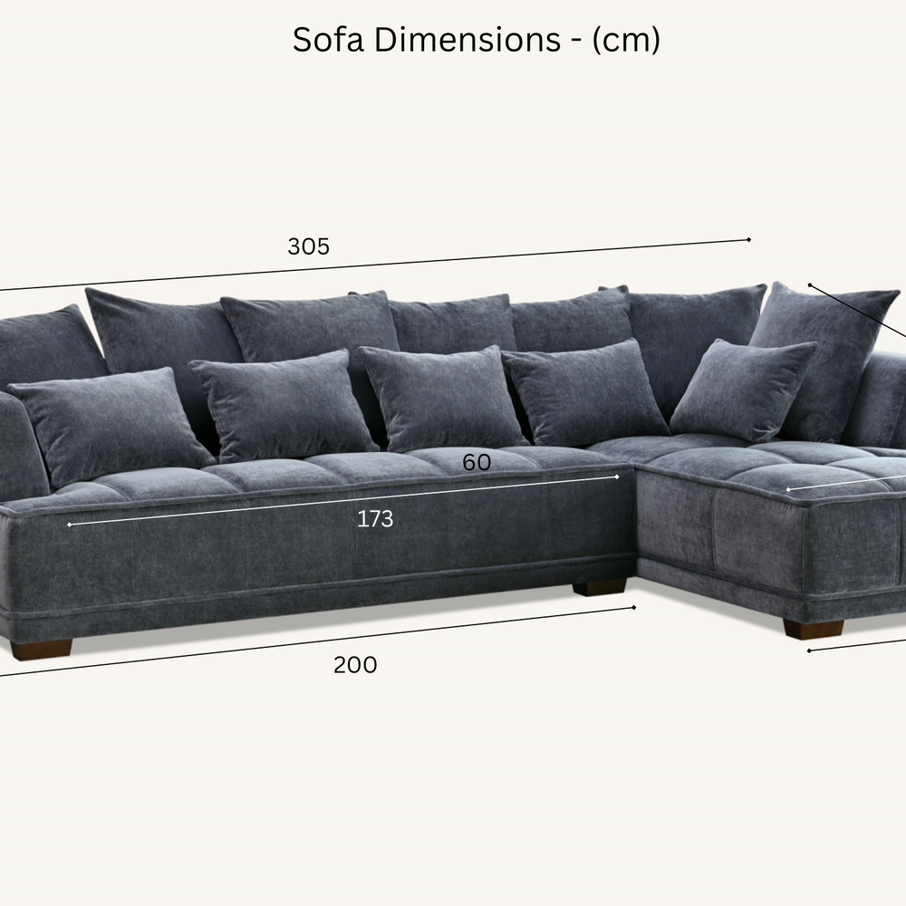 Aluxo Gramercy Group in Steel Velvet