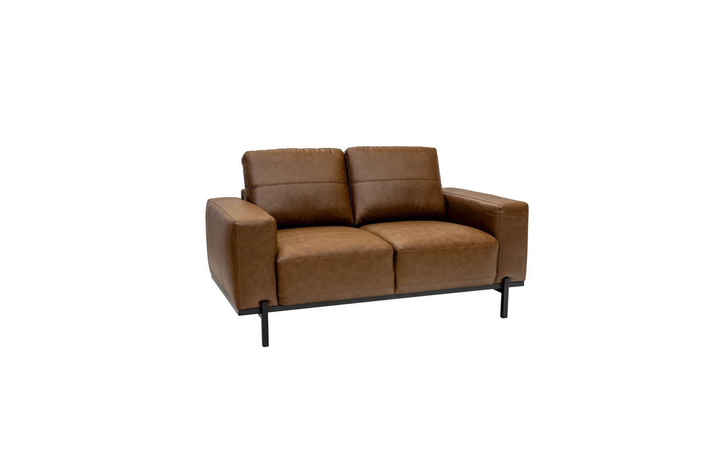 Remi Pu 2 Seater - Aged Tan