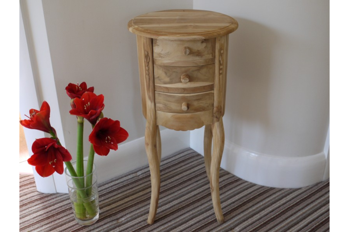 Bedside (Round/Unfinished) - 3144