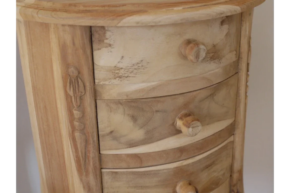 Bedside (Round/Unfinished) - 3144