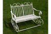 Antique Cream Rocking Bench - 3342