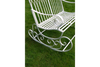 Antique Cream Rocking Bench - 3342